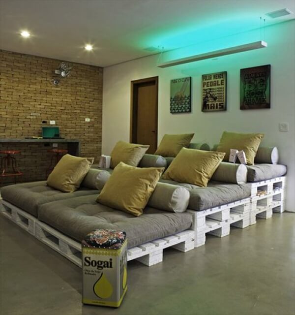 Pallet Home Theater
