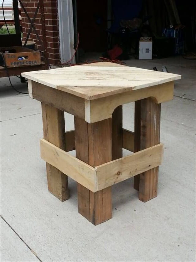 How To Make End Tables Out Of Pallets, Below... - Amazing Wood Plans