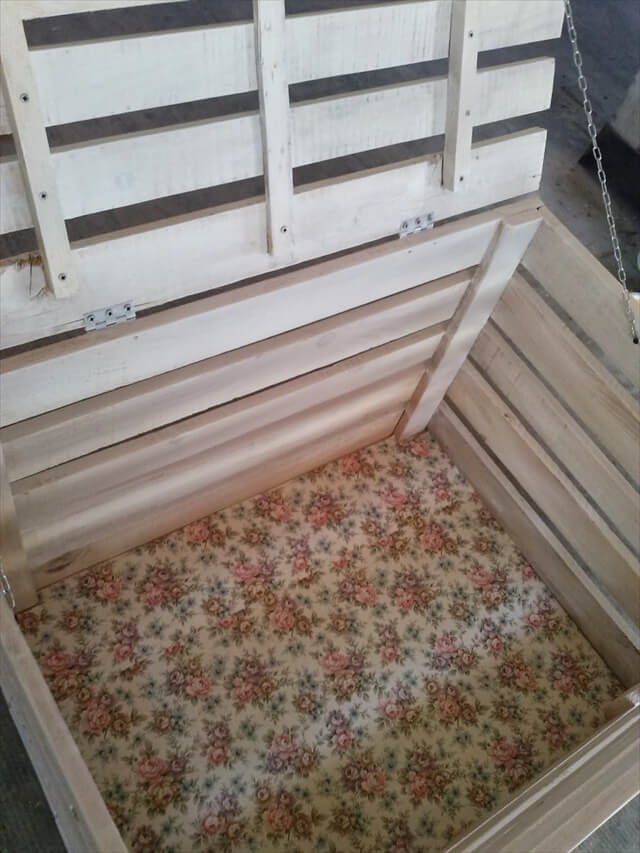 Ящик для хранения вещей из паллет Pallet Storage Box