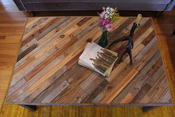 Pallet and Barn Wood Coffee Table | 101 Pallets
