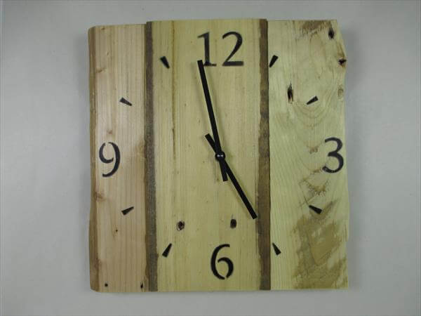 DIY Wooden Pallet Wall Clock | 101 Pallets