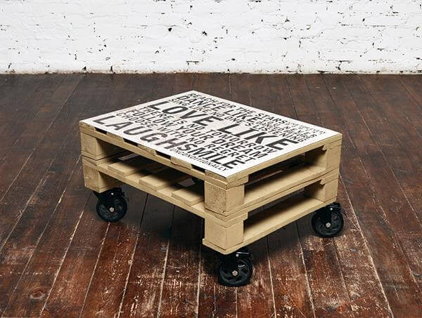 diy pallet mini pallet coffee table with wheels