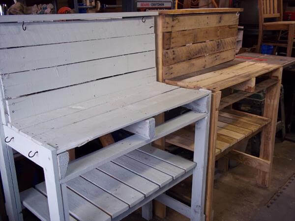  wood garden bench planter diy wood pallet potting bench diy pallet and