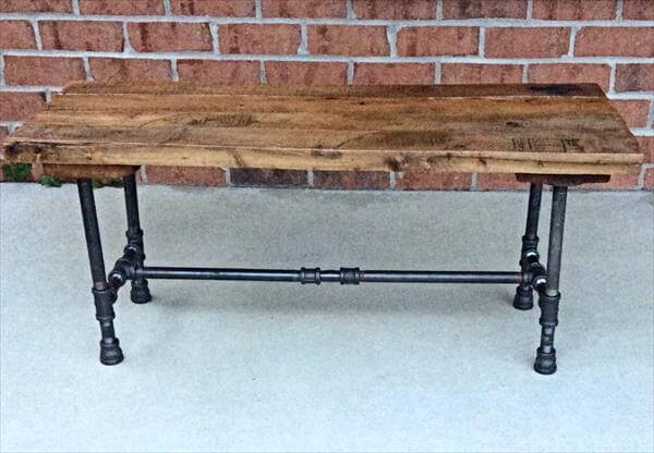  coffee table pallet iron pipe side table coffee table diy industrial