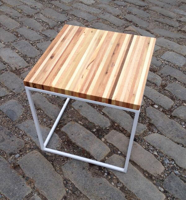 12 DIY Pallet Side Tables / End Tables