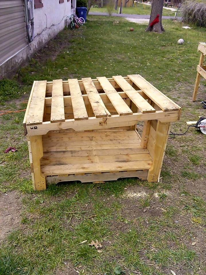 Upcycled Wood Pallet Dog House | 101 Pallets