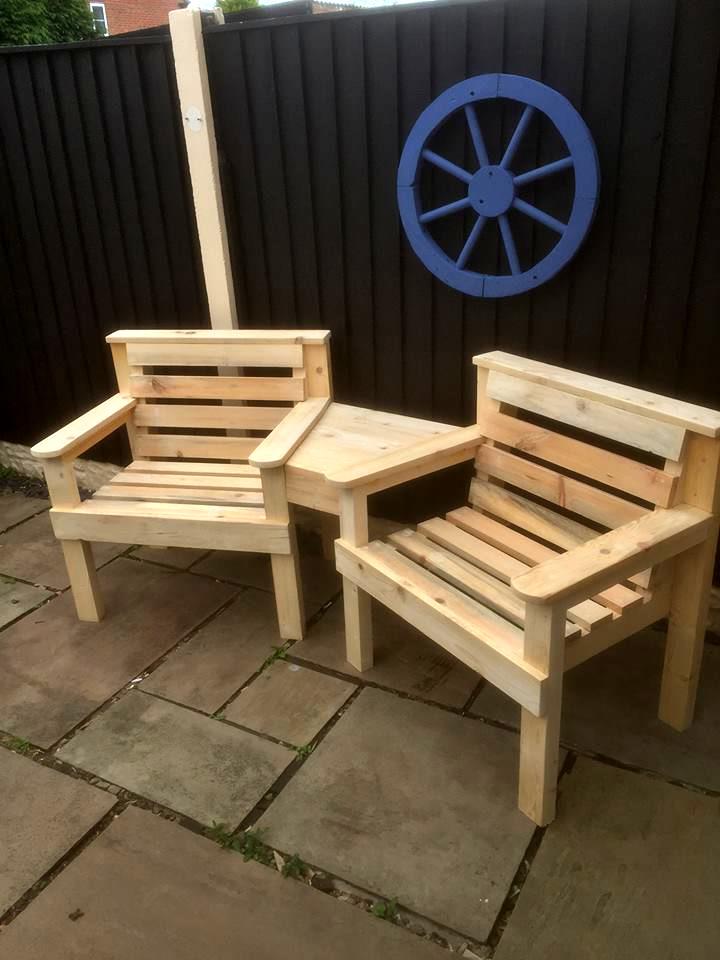 Wood Pallet Outdoor Chair and Sofa | 101 Pallets
