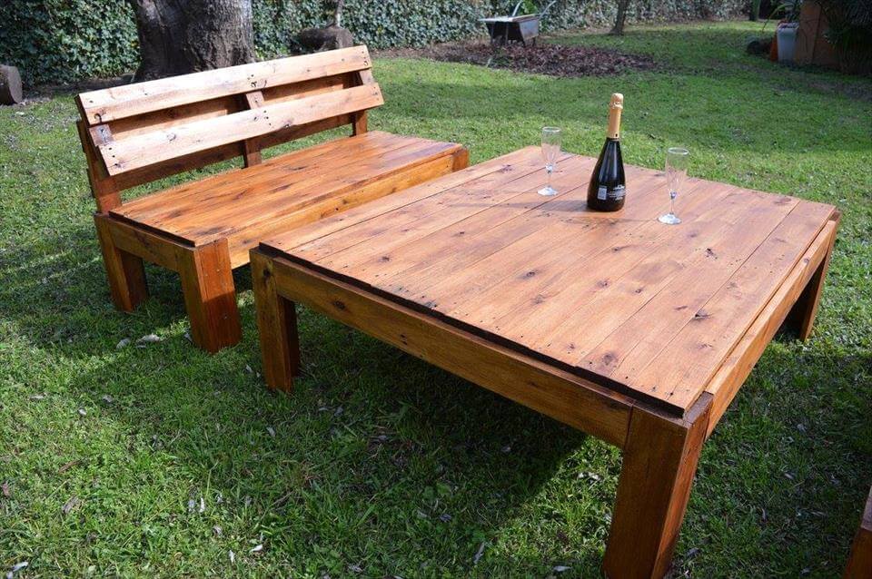 Wood Pallet Outdoor Seating Furniture | 101 Pallets