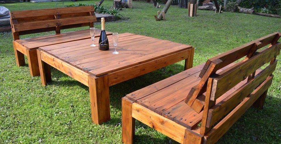 Wood Pallet Outdoor Seating Furniture | 101 Pallets