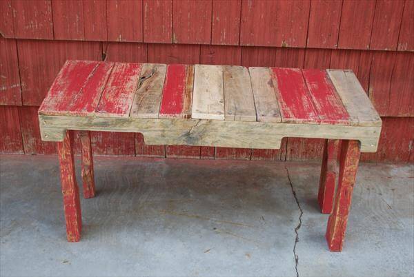 Upcycled Pallet Bench | 101 Pallets