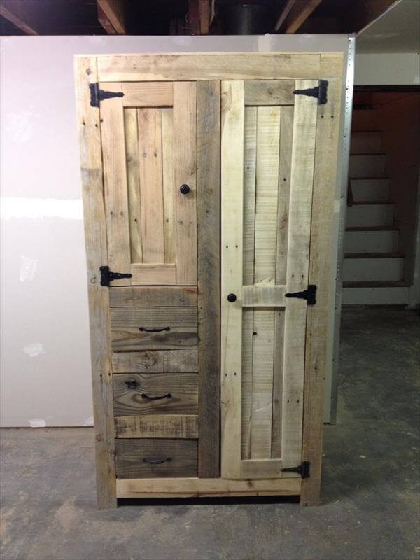 DIY Pallet Cabinet for Storage | 101 Pallets